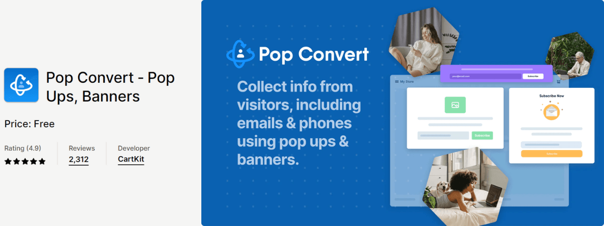 Pop Convert ‑ Pop-ups, Banners
