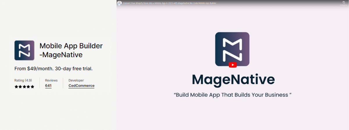 4. Mobile App Builder ‑MageNative 