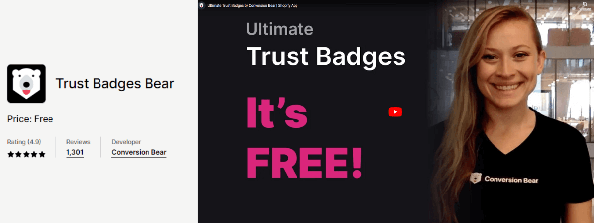 Trust Badges Bear
