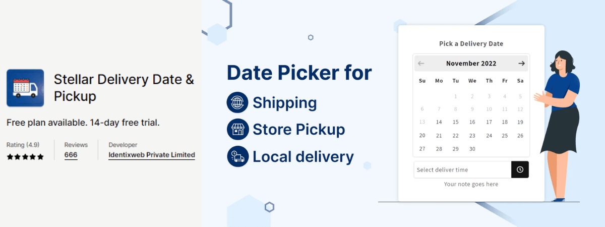 Stellar Delivery Date & Pickup