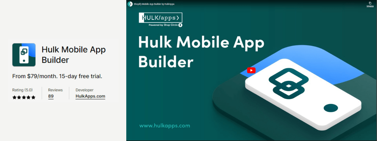 6. Hulk Mobile App Builder 