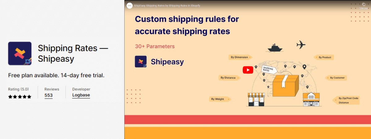 Shipping Rates — Shipeasy