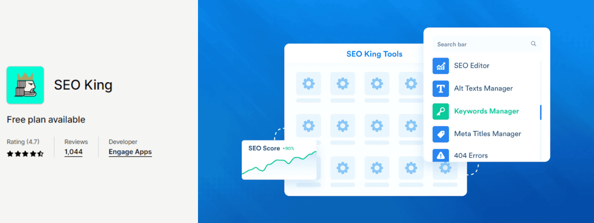 best Shopify seo app-SEO King 