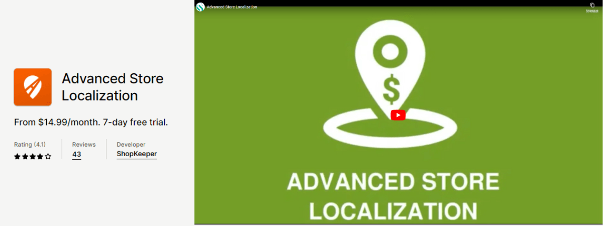 Advanced Store Localization