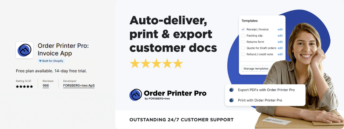 1. Order Printer Pro: Invoice App 