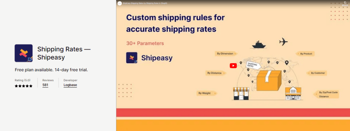 10. Shipping Rates — Shipeasy 