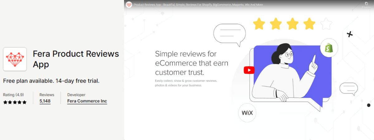 Fera Product Reviews App 