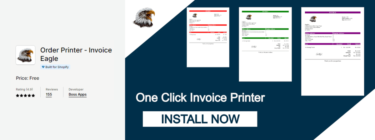 2. Order Printer - Invoice Eagle 