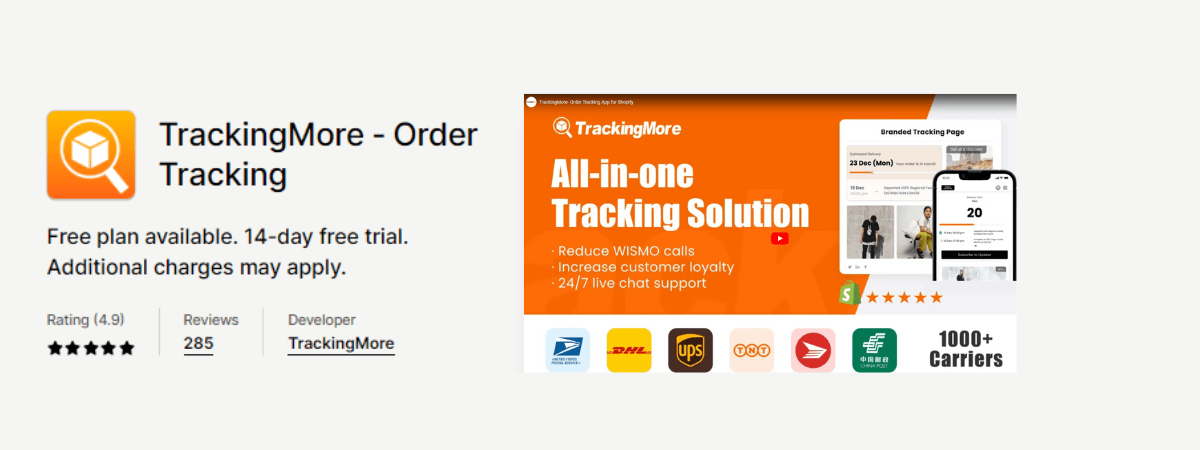TrackingMore Order Tracking 