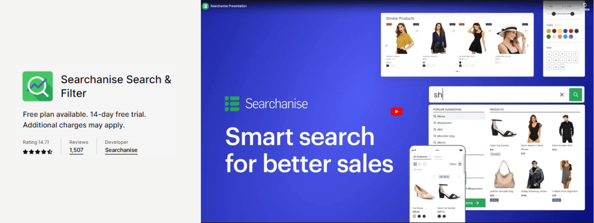4. Searchanise Search & Discovery 
