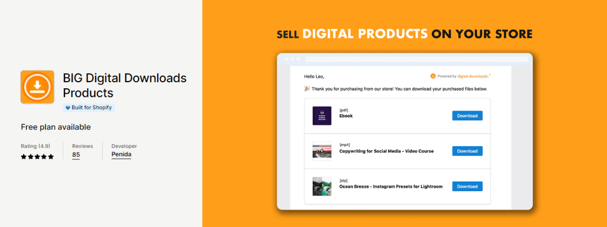 Best Shopify app-BIG Digital Downloads Products 
