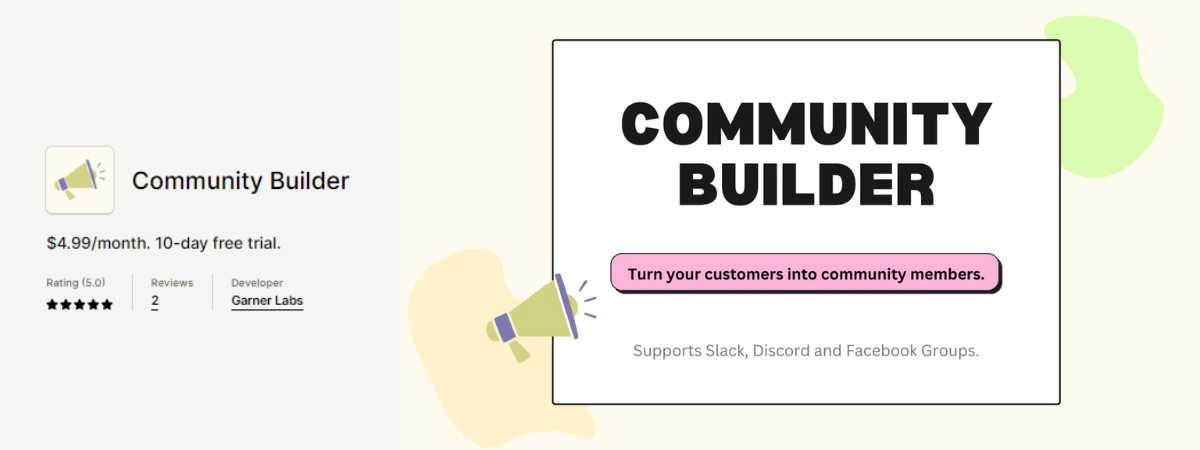 5. Community Builder