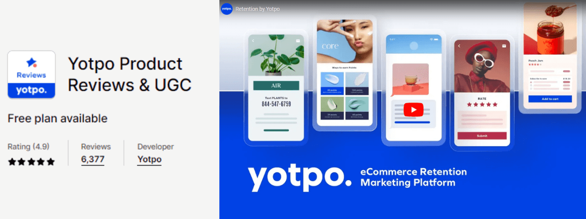 Yotpo Product Reviews and UGC 