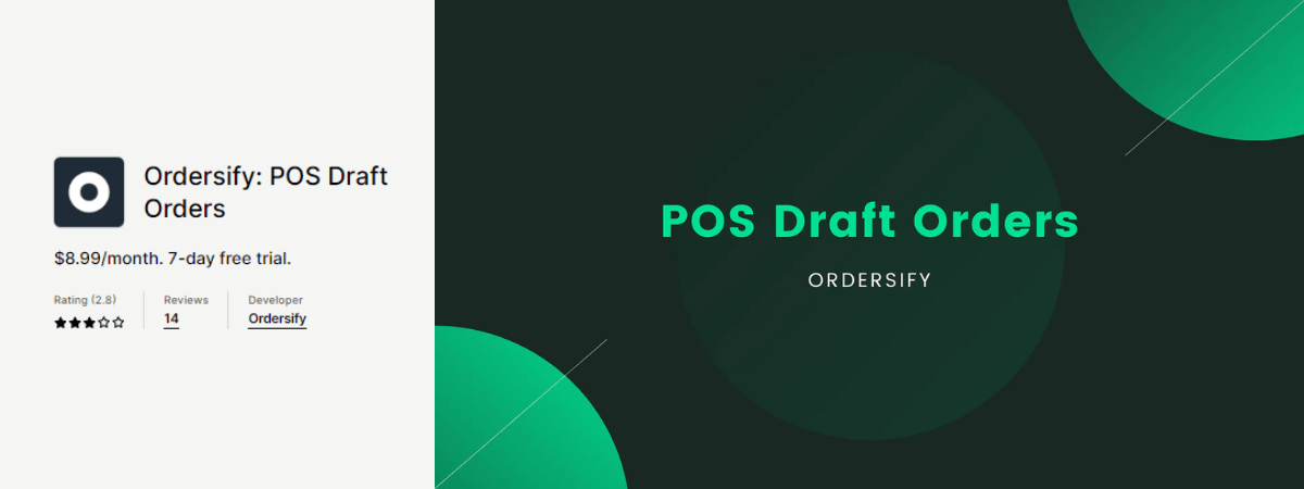 6. Ordersify: POS Draft Orders