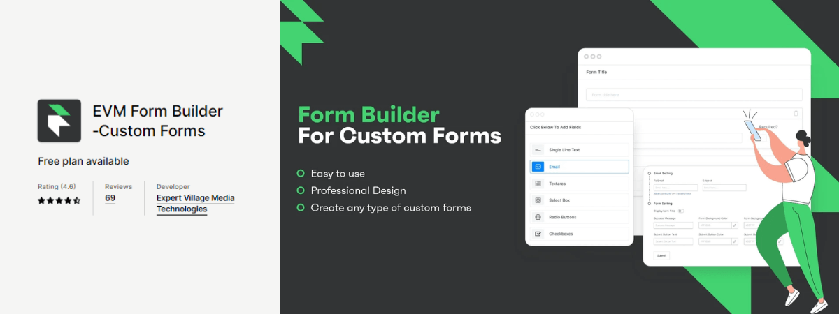 6. EVM Form Builder -Custom Forms