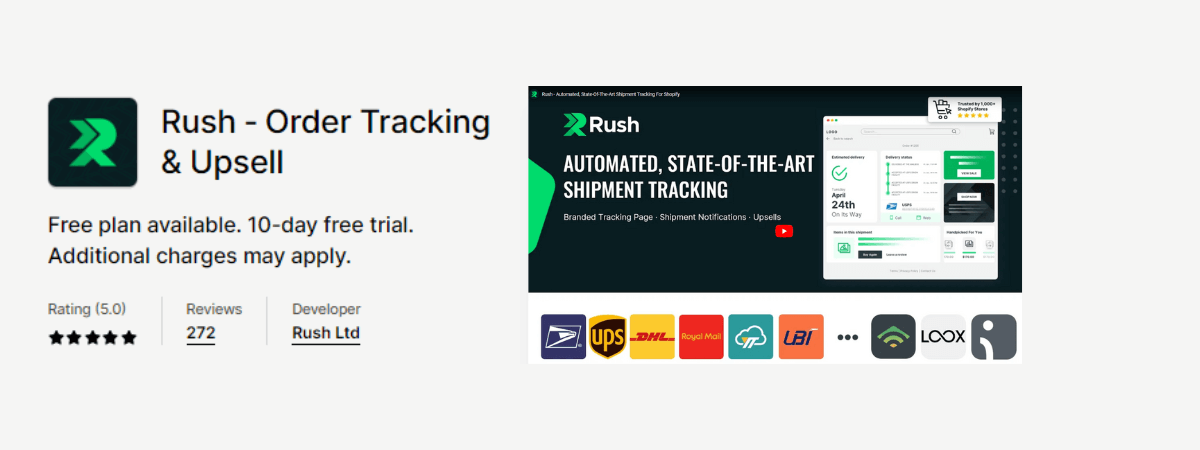 Rush Order Tracking & Upsell 