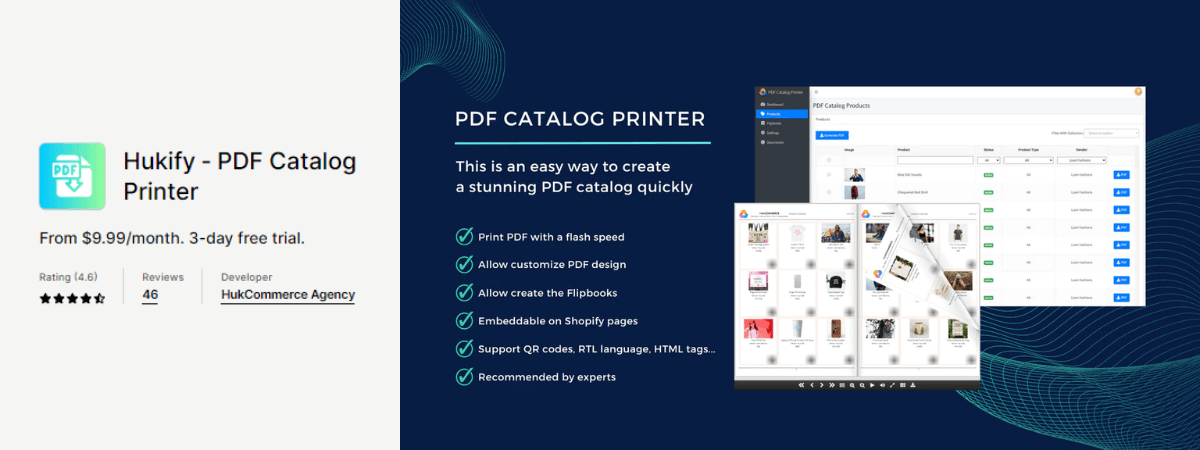 Hukify ‑ PDF Catalog Printer