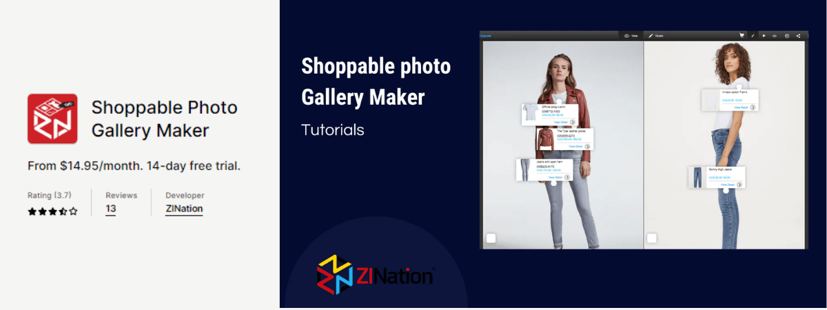 Shoppable Photo Gallery Maker