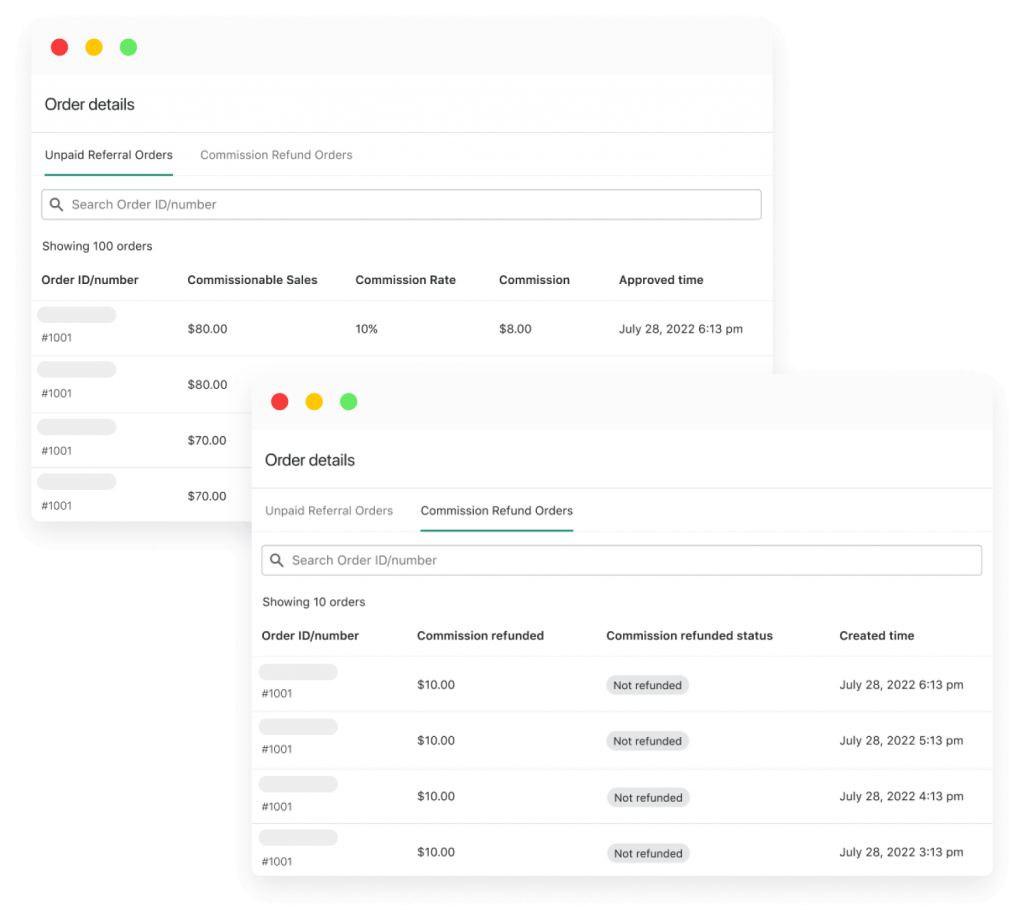 Effortless Track Referral Orders - RecomSale