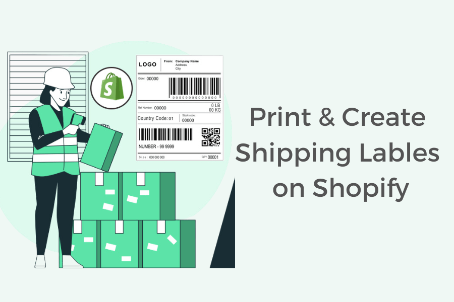 print and create shipping lables