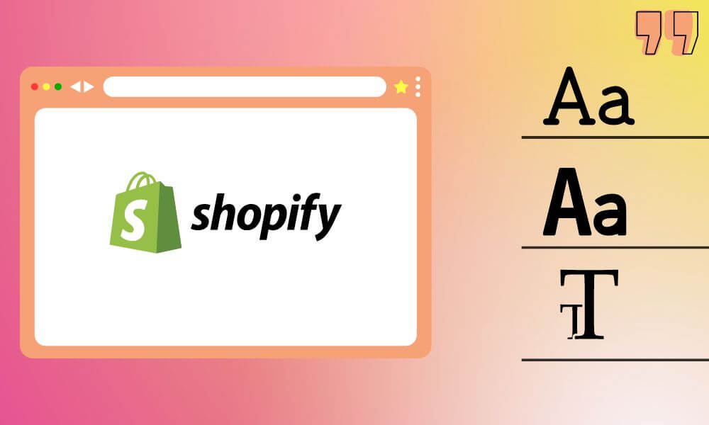 shopify fonts