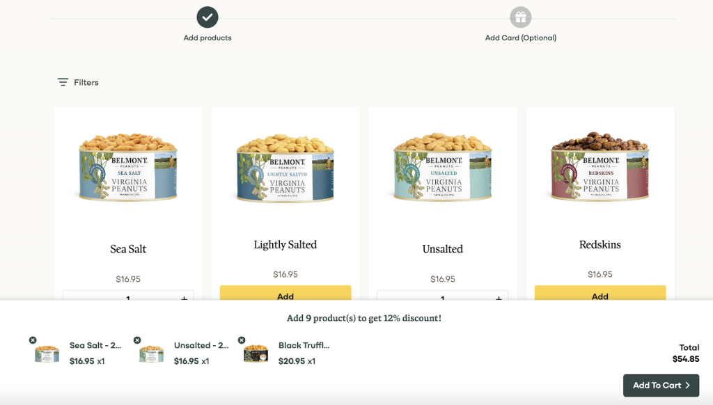 Belmont Peanuts Mix and Match Bundles