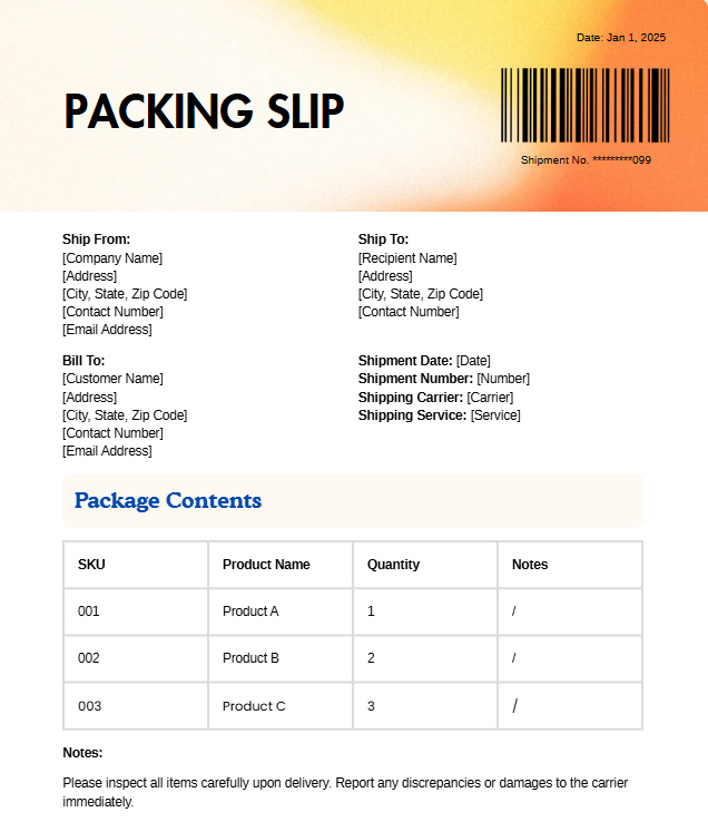 key-information-on-packing-slip key-information-on-packing-slip