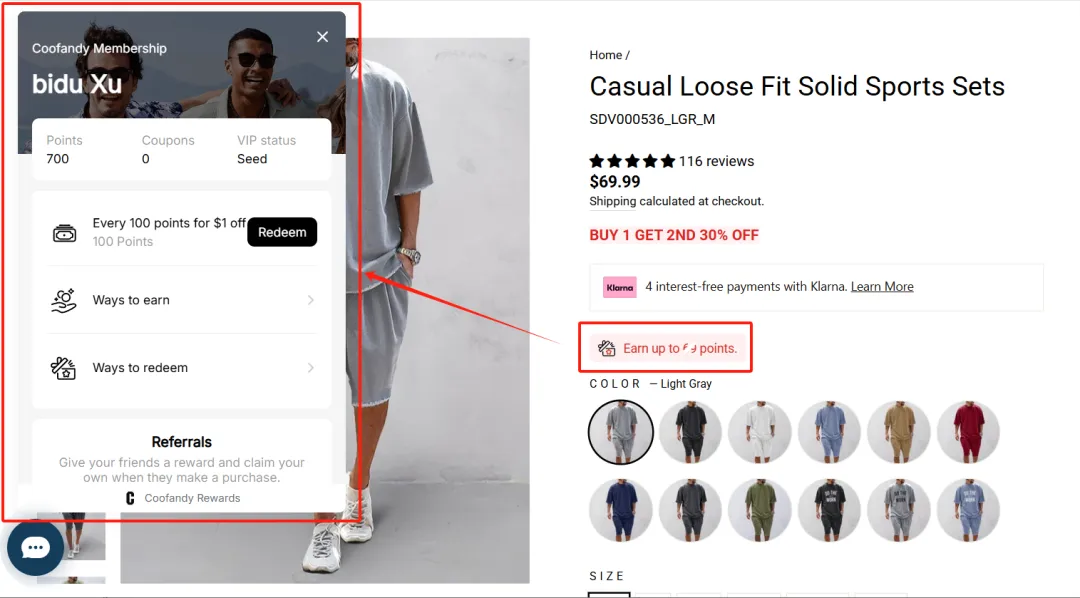 coofandy-point-rewards-reminder-on-product-page coofandy-point-rewards-reminder-on-product-page