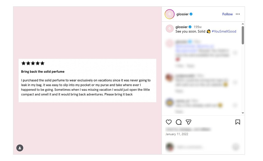 glossier-testimonial-ad-example glossier-testimonial-ad-example