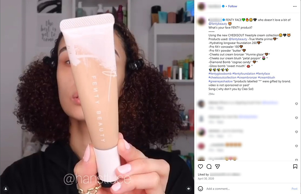 fenty-beauty-community-led-ugc-campaign